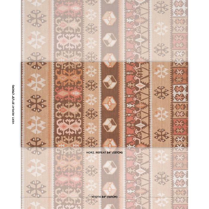 Schumacher Sahane Sun Faded Neutrals Wallpaper Sample 5018321