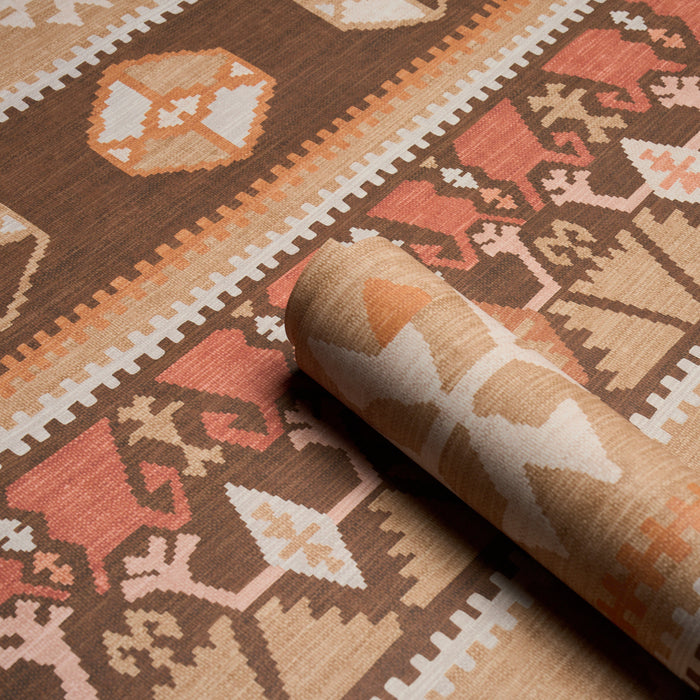 Schumacher Sahane Sun Faded Neutrals Wallpaper Sample 5018321