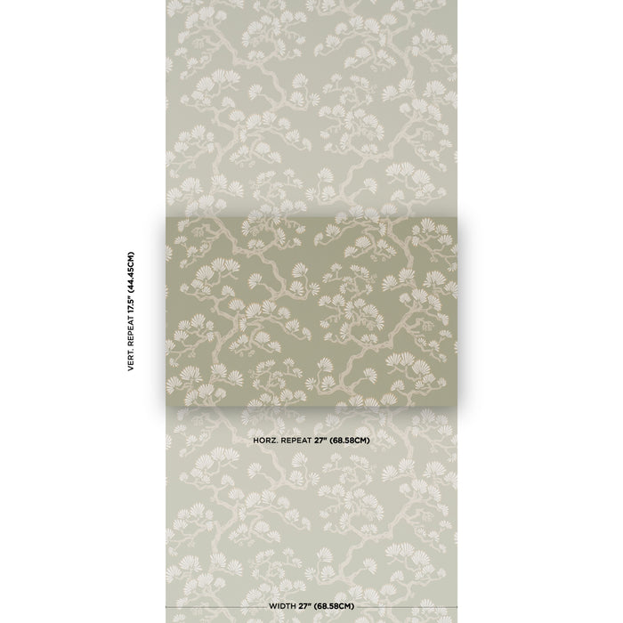 Schumacher Hinata Sage Wallpaper 5018330