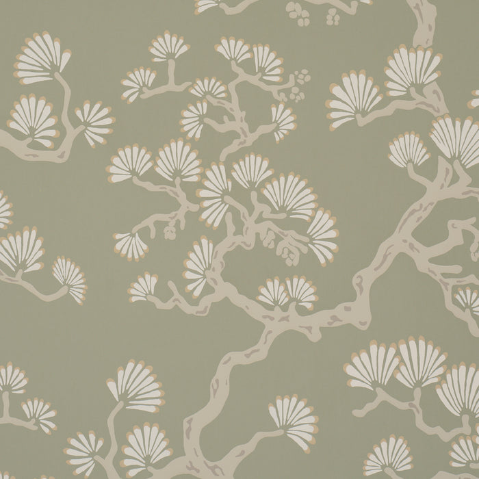 Schumacher Hinata Sage Wallpaper Sample 5018330