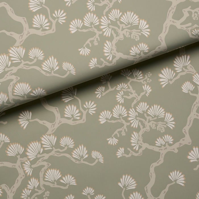 Schumacher Hinata Sage Wallpaper 5018330