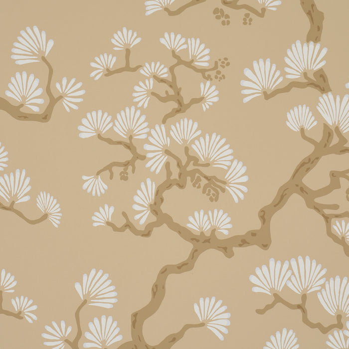 Schumacher Hinata Neutral Wallpaper Sample 5018332