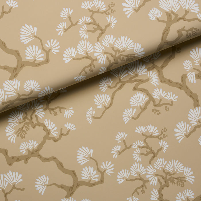 Schumacher Hinata Neutral Wallpaper Sample 5018332