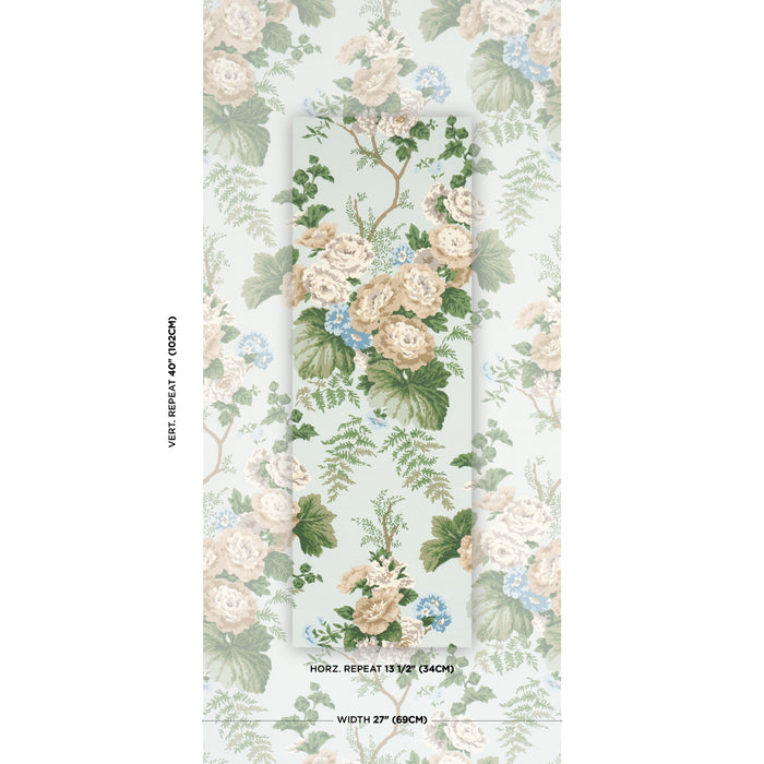 Schumacher Wycombe Park Sky Wallpaper Sample 5018341
