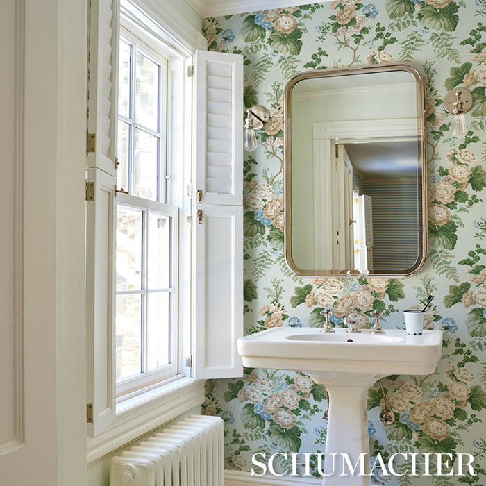 Schumacher Wycombe Park Sky Wallpaper Sample 5018341