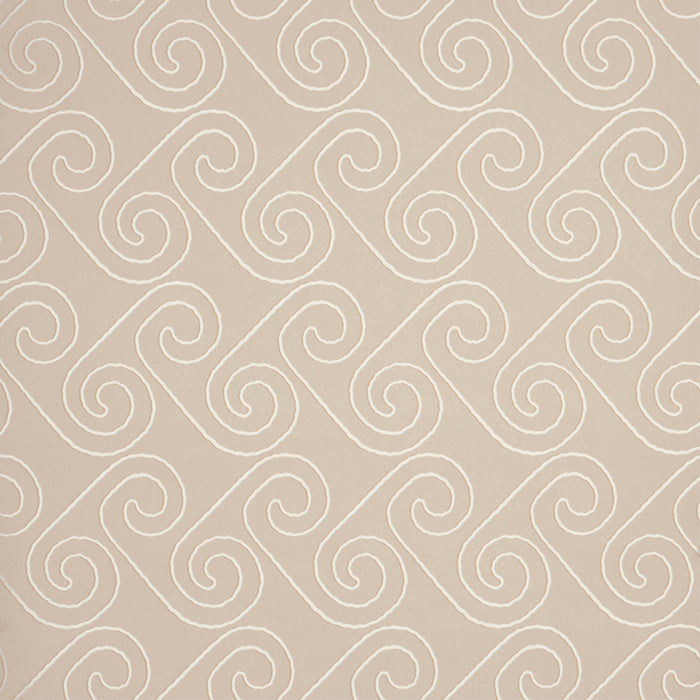 Schumacher X Backdrop Fortuna Light Beige Wallpaper Sample 5018360