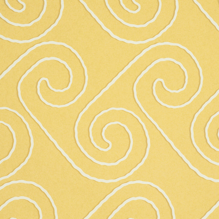 Schumacher X Backdrop Fortuna Light Yellow Wallpaper Sample 5018361