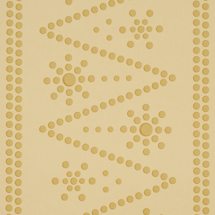 Schumacher X Backdrop The Pearlies Soft Gold Wallpaper Sample 5018371