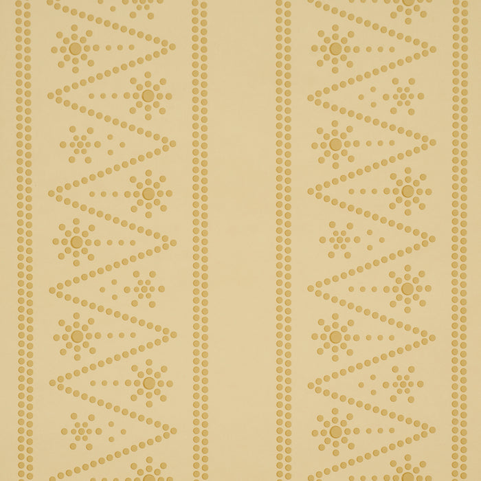 Schumacher X Backdrop The Pearlies Soft Gold Wallpaper Sample 5018371