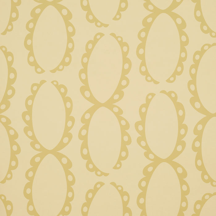 Schumacher X Backdrop The Saints Soft Gold Wallpaper Sample 5018381