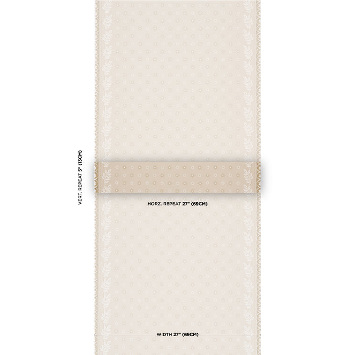 Schumacher Astor Neutral Wallpaper 5018420