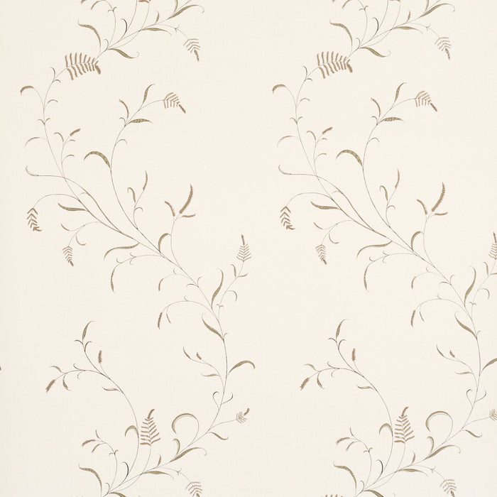 Schumacher Winding Wheat Neutral Wallpaper Sample 5018430