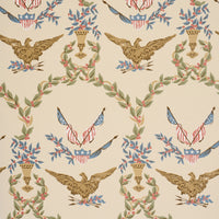 Schumacher Liberty'S Laurels Neutral Wallpaper 5018440