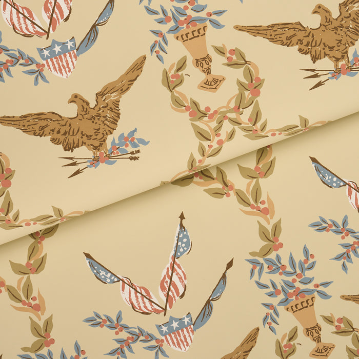 Schumacher Liberty'S Laurels Green Wallpaper Sample 5018442