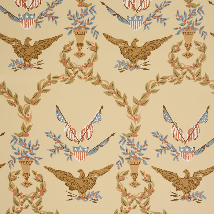 Schumacher Liberty'S Laurels Green Wallpaper 5018442