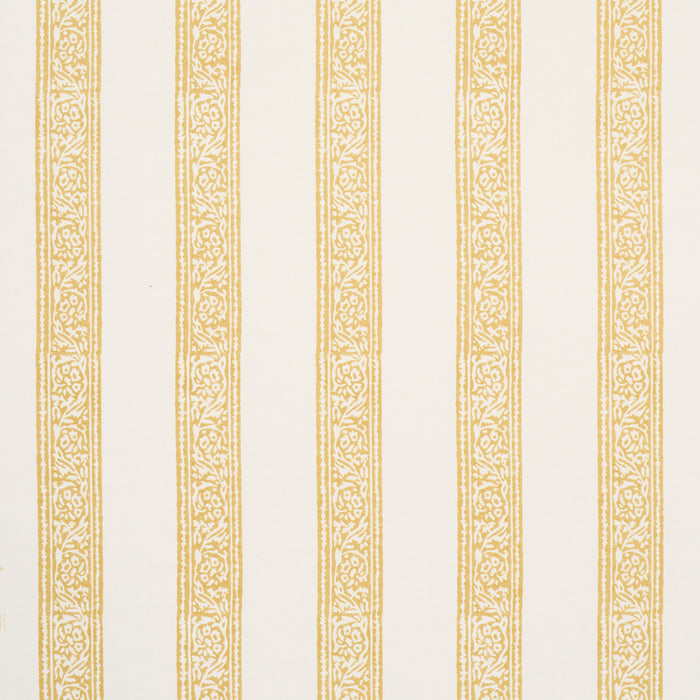 Schumacher Mahdavi Stripe Yellow Wallpaper Sample 5018451