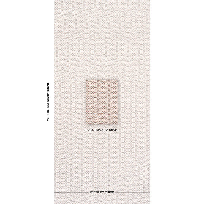 Schumacher Laksha Brown Wallpaper 5018480
