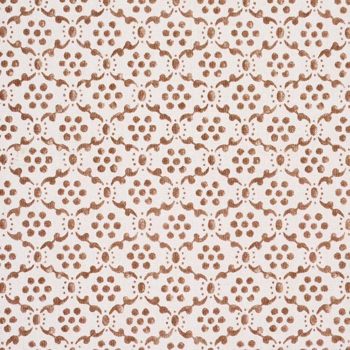 Schumacher Laksha Brown Wallpaper Sample 5018480