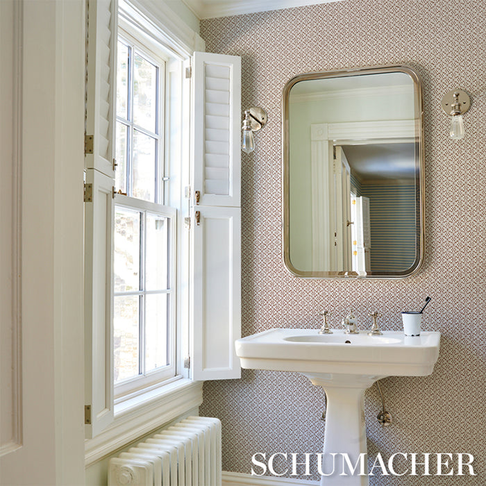 Schumacher Laksha Brown Wallpaper 5018480