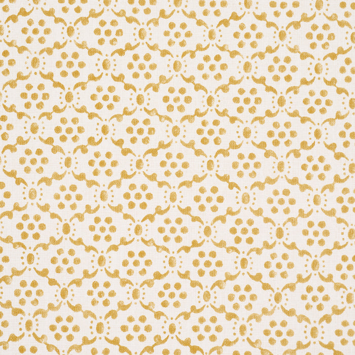 Schumacher Laksha Yellow Wallpaper Sample 5018481