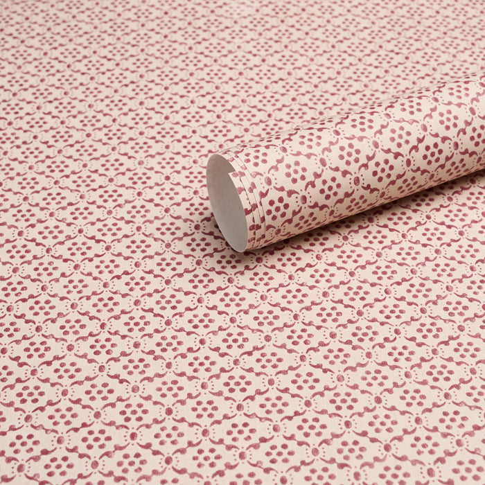 Schumacher Laksha Red Wallpaper Sample 5018482