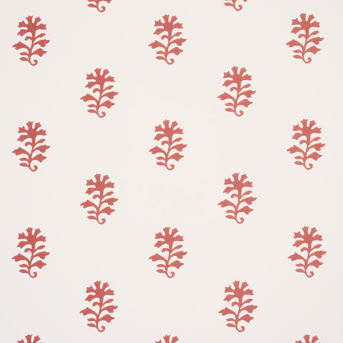 Schumacher Iksha Cranberry Wallpaper Sample 5018501