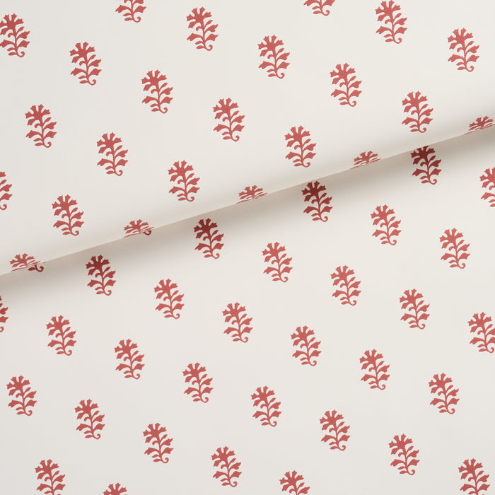 Schumacher Iksha Cranberry Wallpaper Sample 5018501