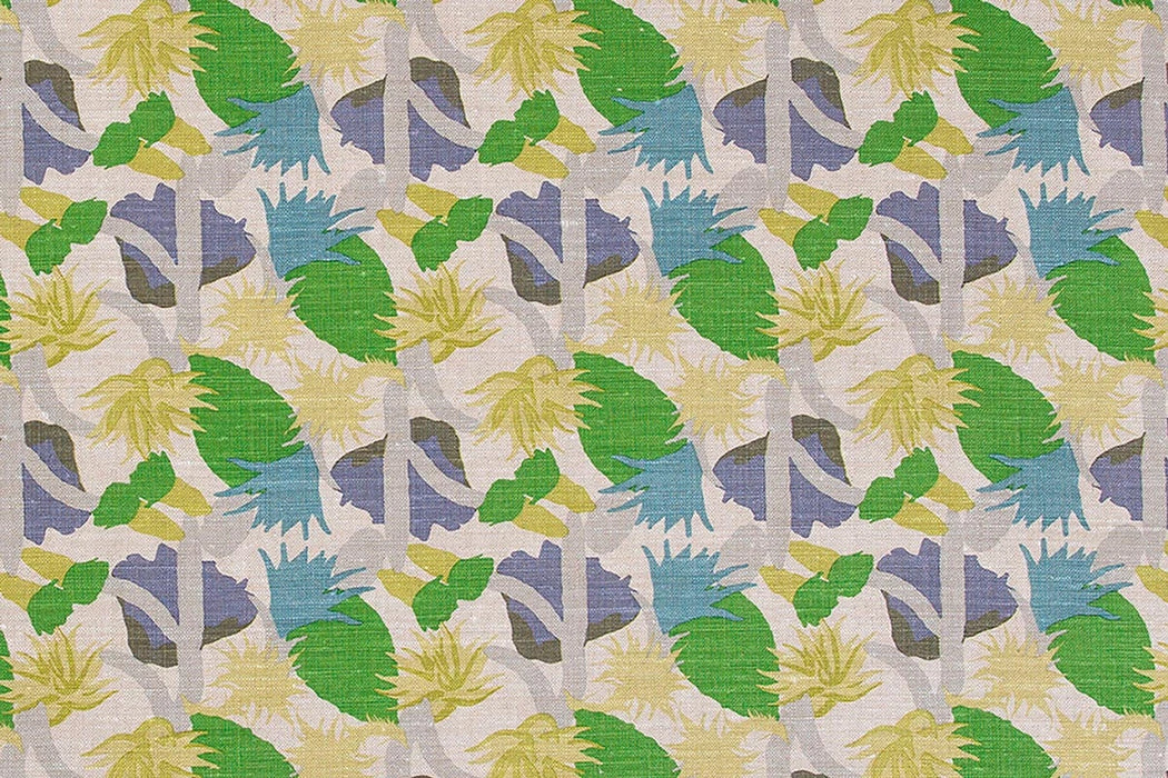 Christopher Farr Cactus Flower Green Fabric