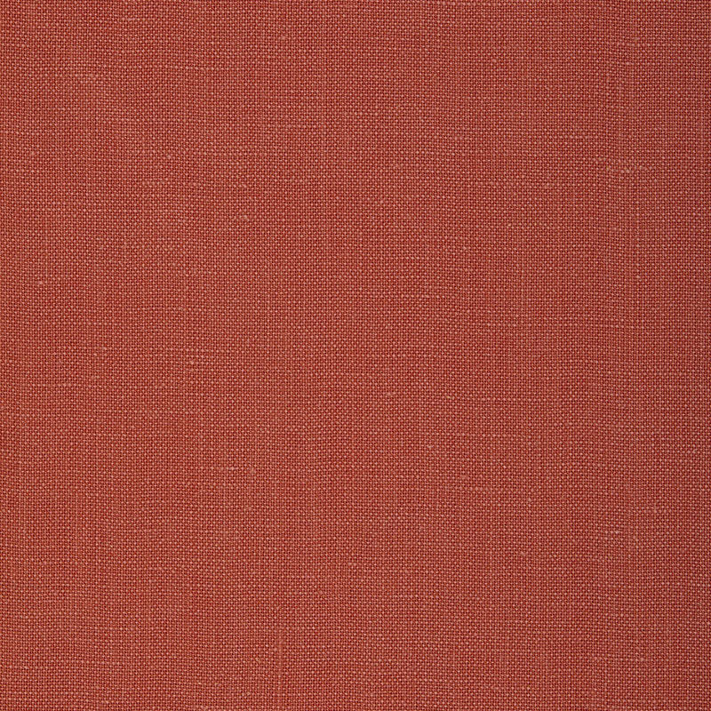 Schumacher Gweneth Linen Tomato Red Fabric Sample 50828