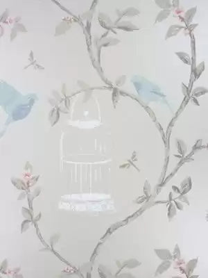 Nina Campbell Birdcage Walk 01 Wallpaper Sample NCW3770-01
