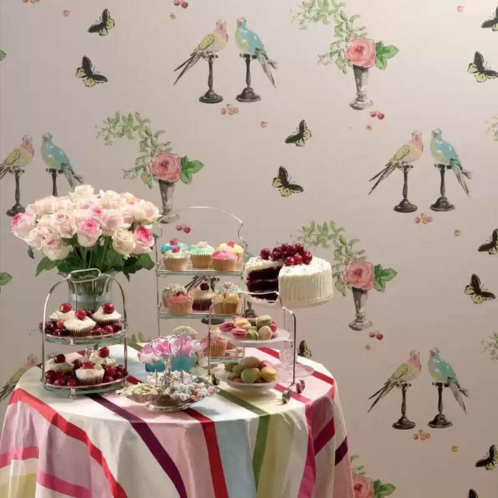 Nina Campbell Perroquet 01 Wallpaper NCW3830-01