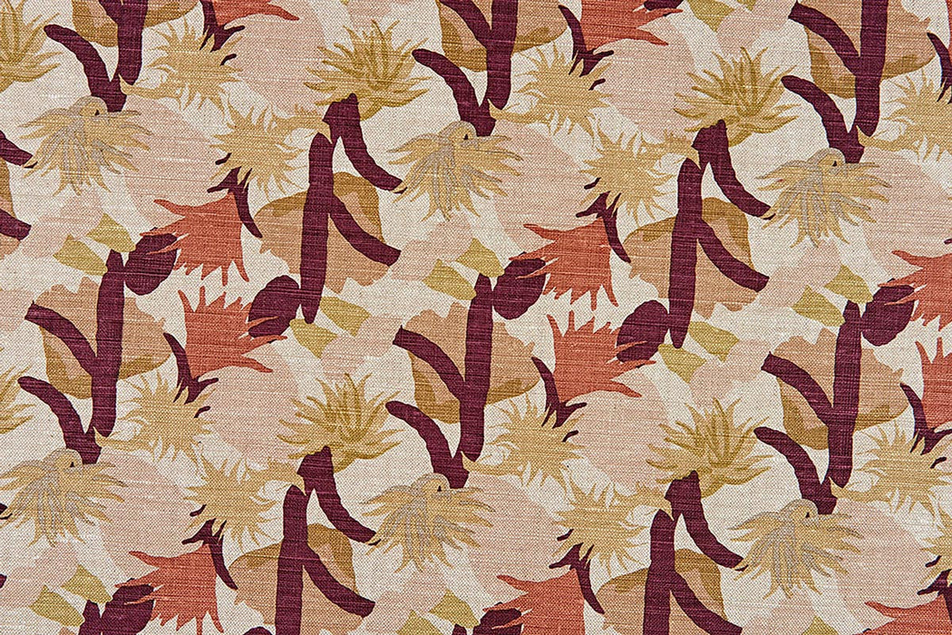 Christopher Farr Cactus Flower Wine Fabric