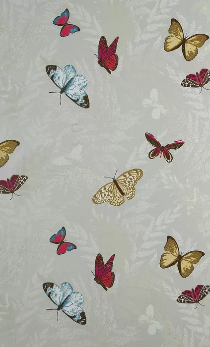 Nina Campbell Farfalla 01 Wallpaper Sample NCW4010-01