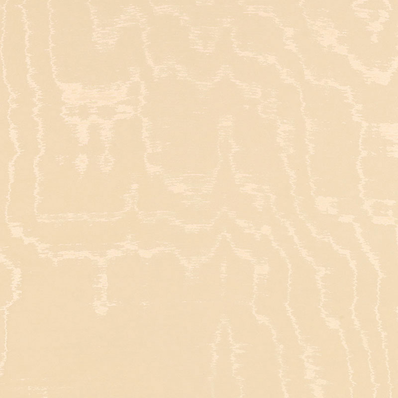Schumacher Aria Moire Vanilla Fabric Sample 51914