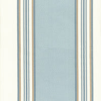 Schumacher Ava Silk Stripe Cornflower Fabric 52372