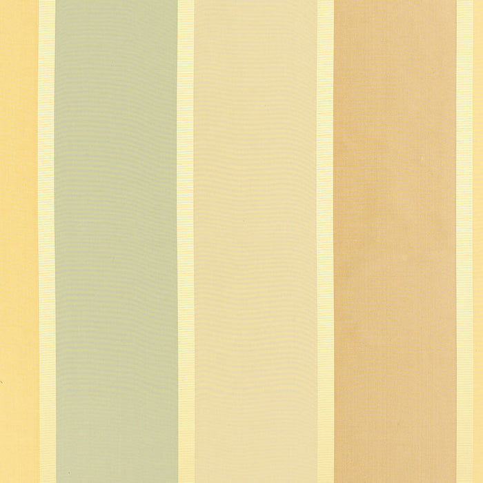 Schumacher Olivia Silk Stripe Aqua Fabric Sample 52700