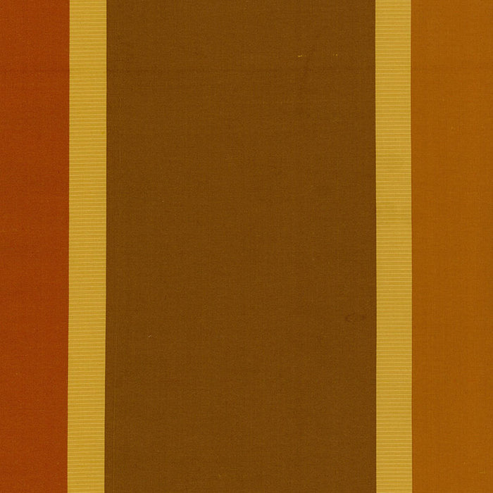 Schumacher Olivia Silk Stripe Sienna Fabric Sample 52702