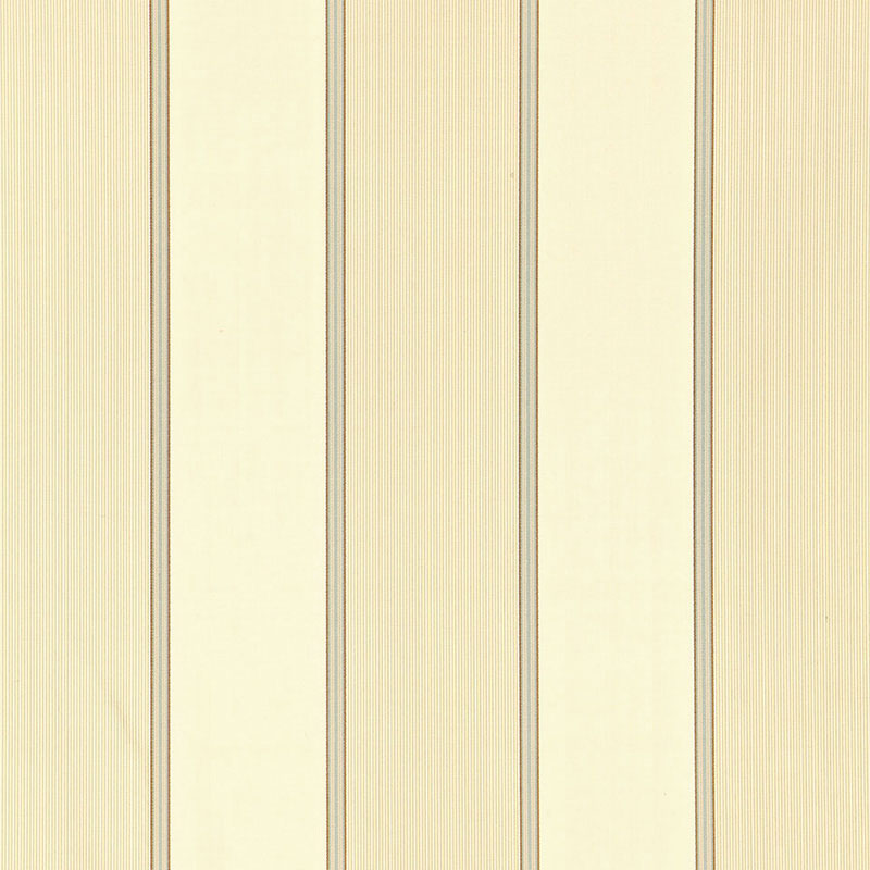 Schumacher Sophia Silk Stripe Champagne Fabric Sample 52712