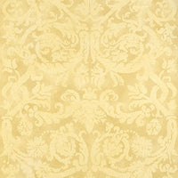 Schumacher Pontine Damask Soft Gold Wallpaper 529111