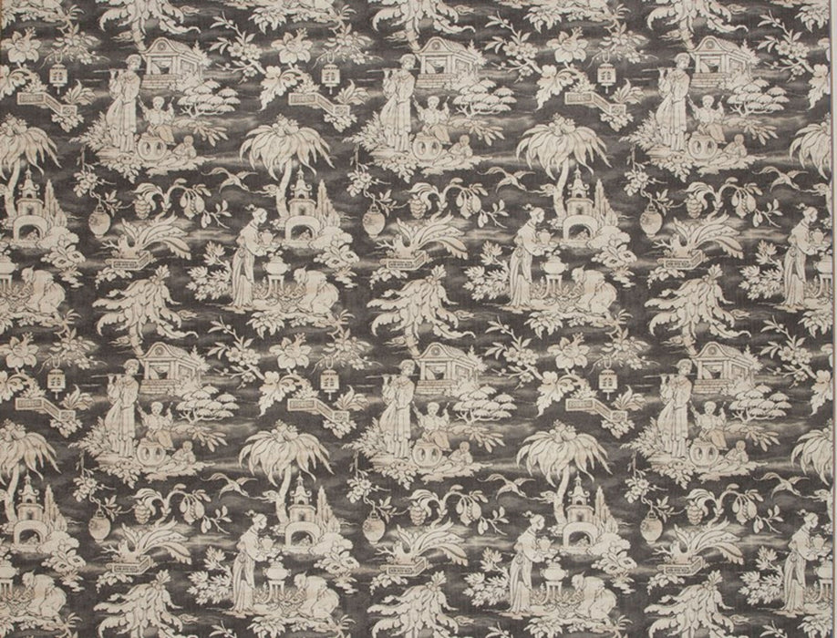 Jim Thompson Ylang  Charcoal Wallpaper Sample JT021026010