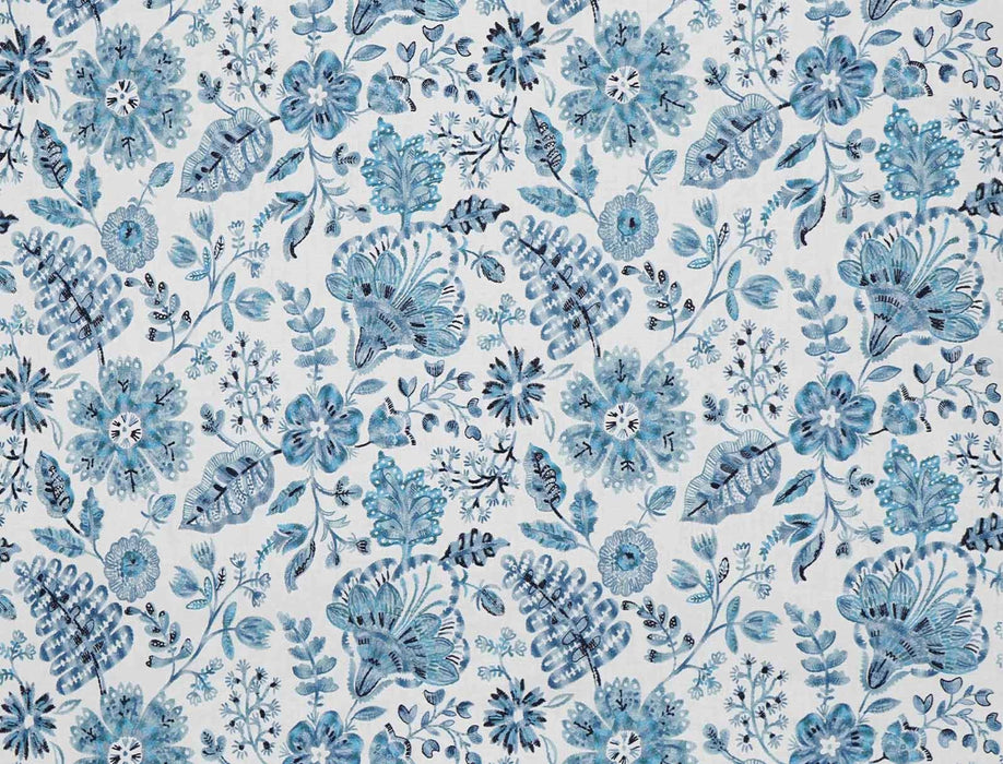 No.9 Thompson Flora Blue Fabric N9012349001