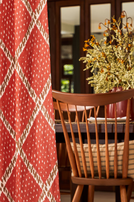 Jim Thompson Nantaburi Ikat Amber Fabric JT013958001