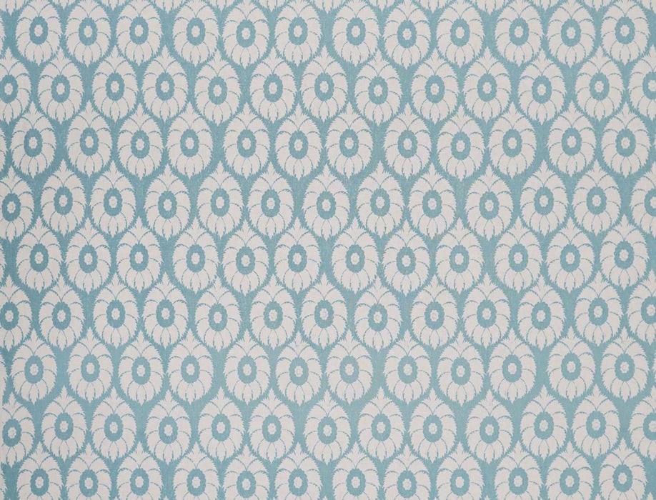 No.9 Thompson Conch Flower Sky Blue Fabric N9012303002