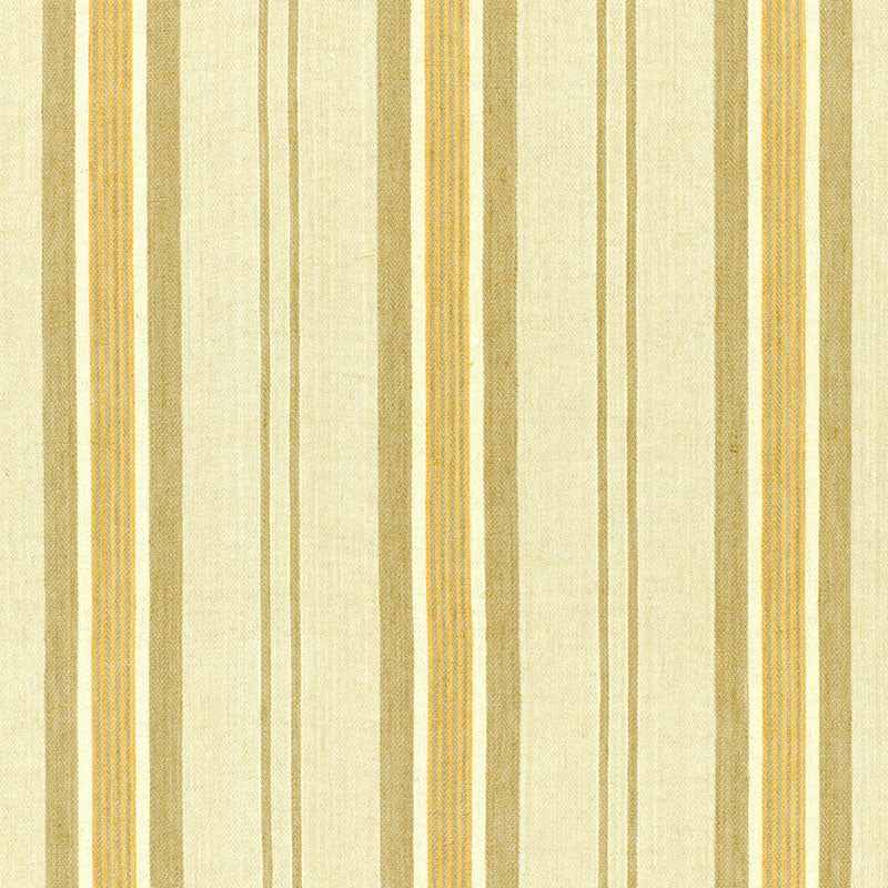Schumacher Sagaponic Linen Stripe Driftwood Fabric 54152