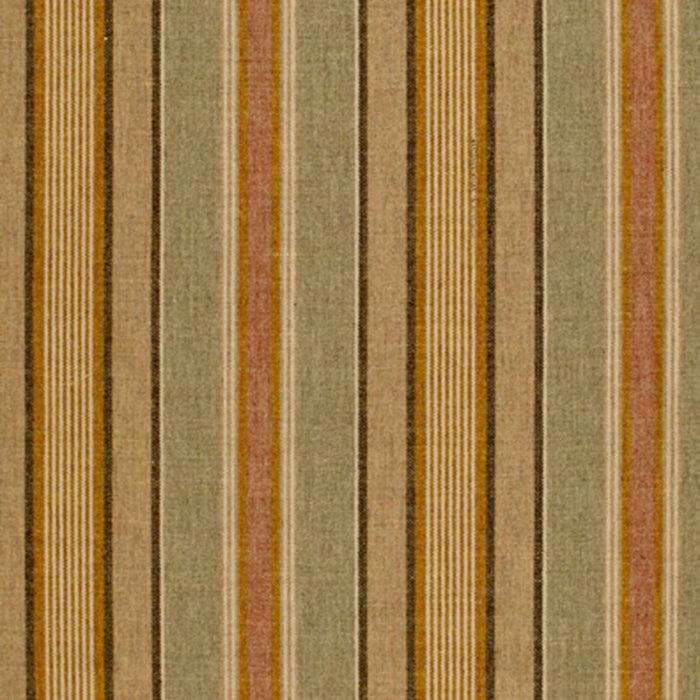 Schumacher Edgemere Stripe Mist Fabric Sample 54202