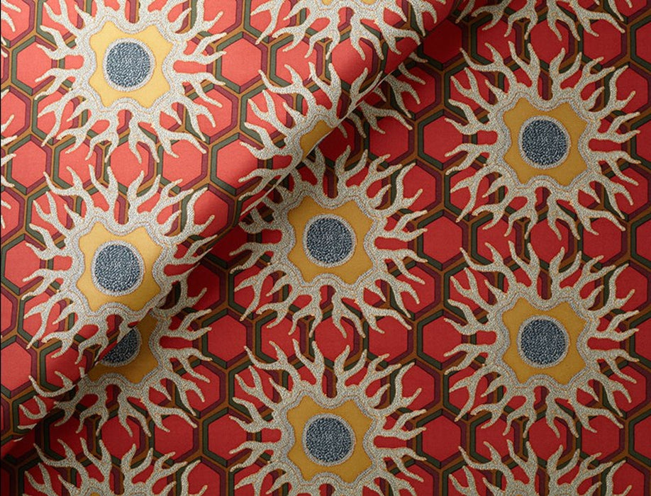 Jim Thompson Tibetan Sun Ruby Fabric JT013329002