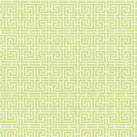 Schumacher Chinois Fret Celadon / Ivory Fabric 54955