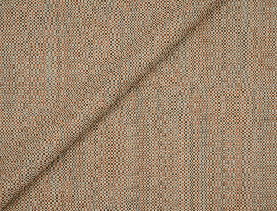 No.9 Thompson Tunis Chocolate Orange Fabric Sample N9012161044