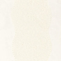 Schumacher Alecon Embroidered Sheer Ivory Fabric 55420
