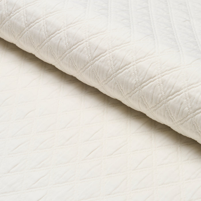 Schumacher Lucca Matelasse Porcelain Fabric 55584